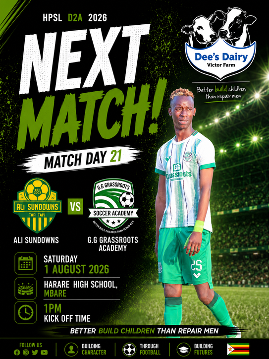 Ali Sundowns test for G.G Grassroots FC