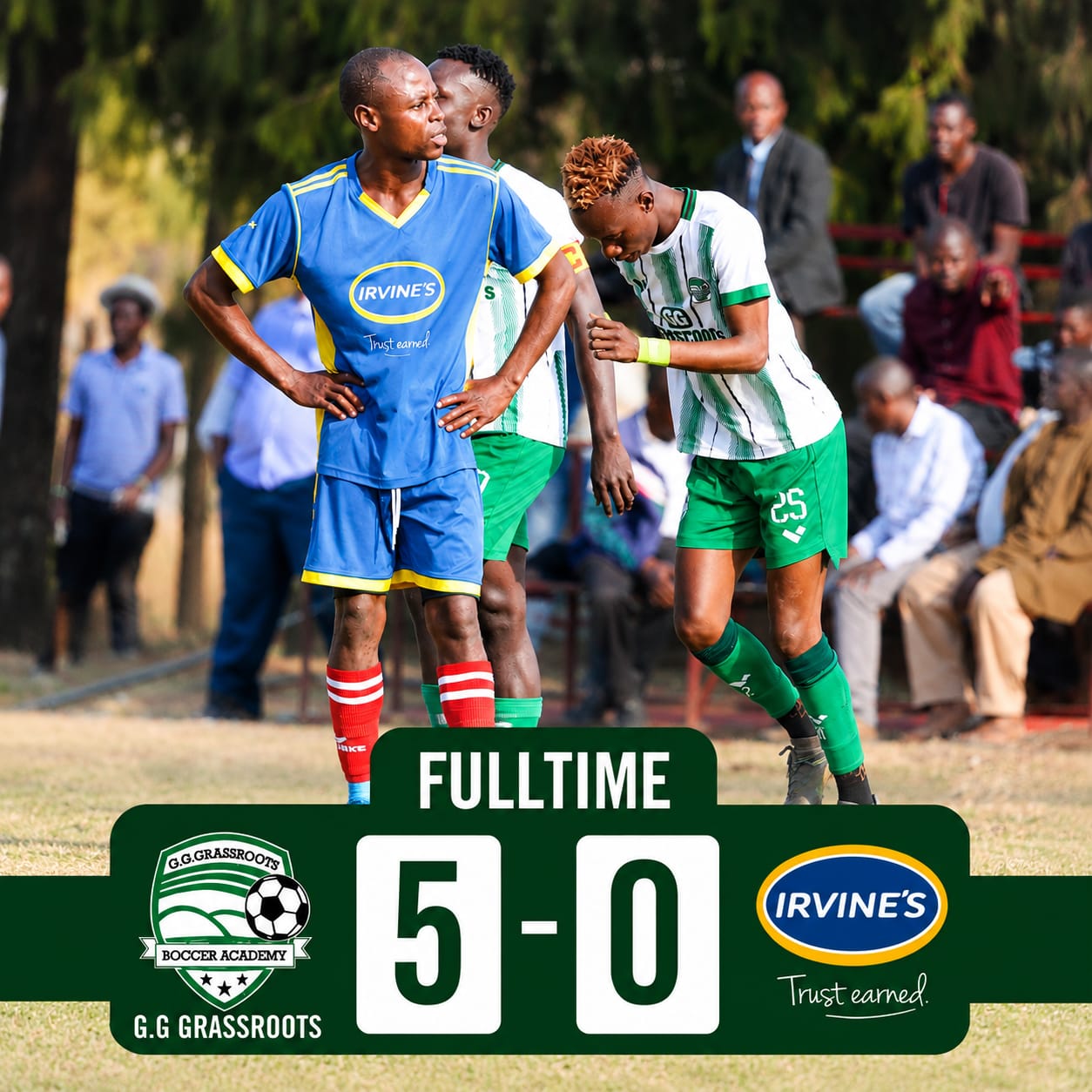Five-Star Statement! G.G Grassroots FC Open Second Round with Ruthless 5-0 Victory Over Irvines FC